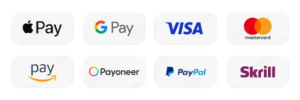 Accepted payment methods